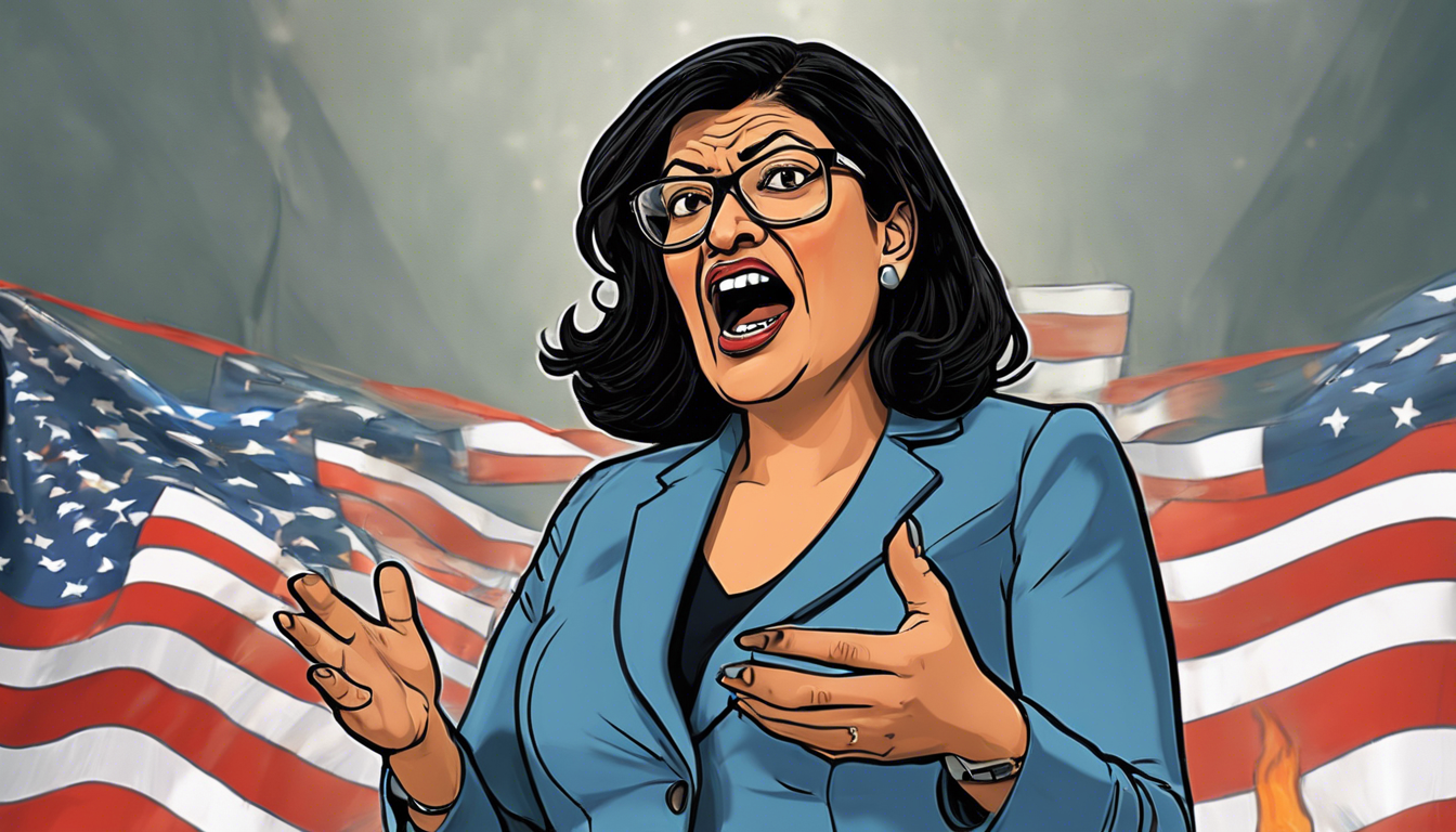 la législatrice américaine rashida tlaib s'exprime contre une représentation controversée d'elle-même dans un dessin animé, où elle est caricaturée avec un beeper explosif. découvrez les implications et la réaction de tlaib face à cette attaque visuelle et les enjeux de la représentation politique.