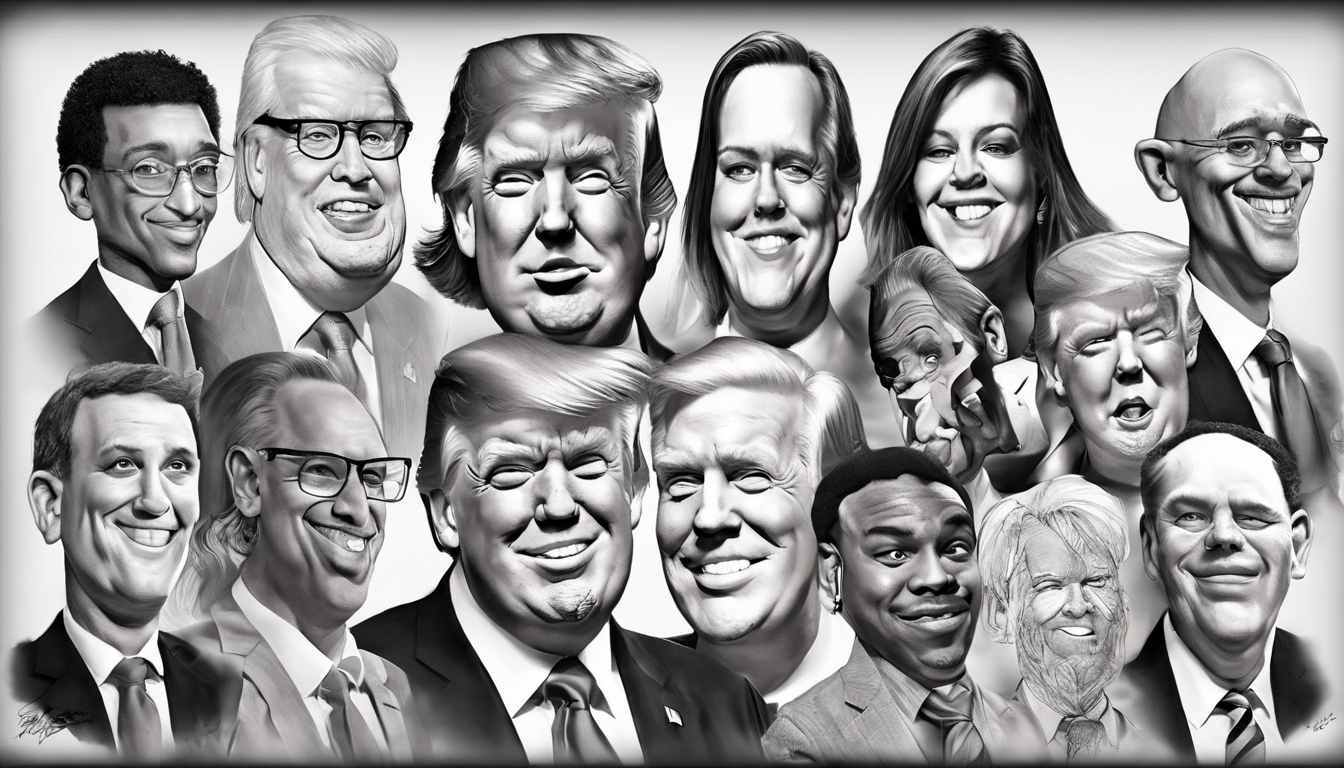 découvrez les 8 caricaturistes qui ont su capturer avec humour et acuité le débat emblématique entre harris et trump. plongez dans l'univers de la satire politique et explorez comment ces artistes ont immortalisé les moments clés de cette confrontation mémorable.