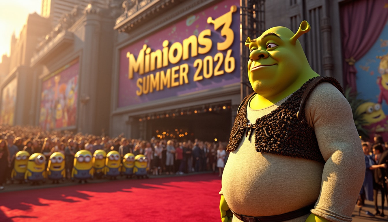 découvrez les dernières nouvelles du cinéma ! la sortie tant attendue de shrek 5 est maintenant prévue pour décembre 2026, tandis que minions 3 sortira plus tôt, en été 2026. restez informés pour ne rien manquer de ces aventures animées.