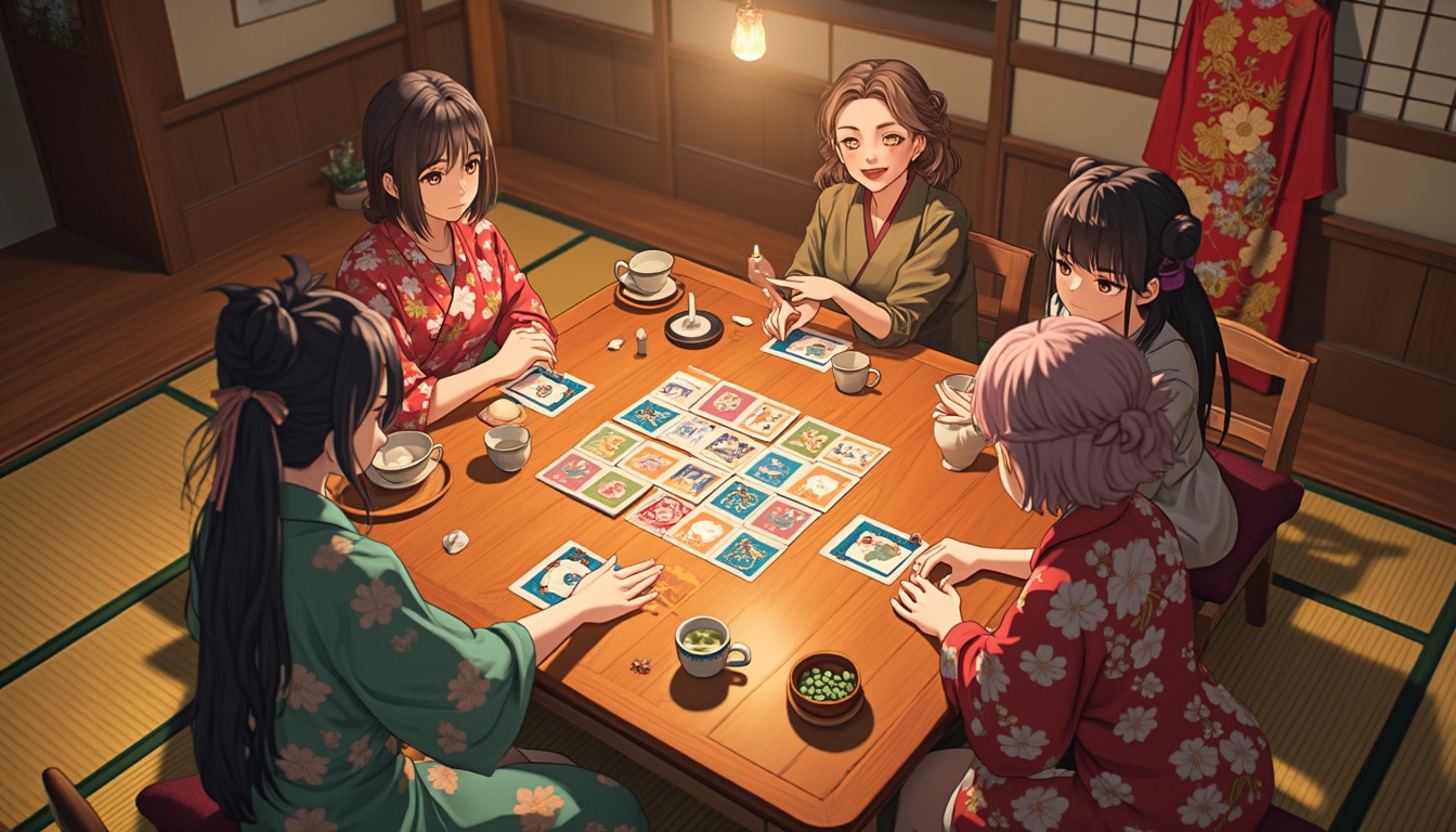 découvrez l'univers captivant des vtubers de hololive alors qu'ils se lancent dans une partie palpitante de hanafuda, un jeu de cartes traditionnel japonais. plongez dans cette expérience ludique où l'humour et la camaraderie se mêlent à la stratégie et à la compétition.