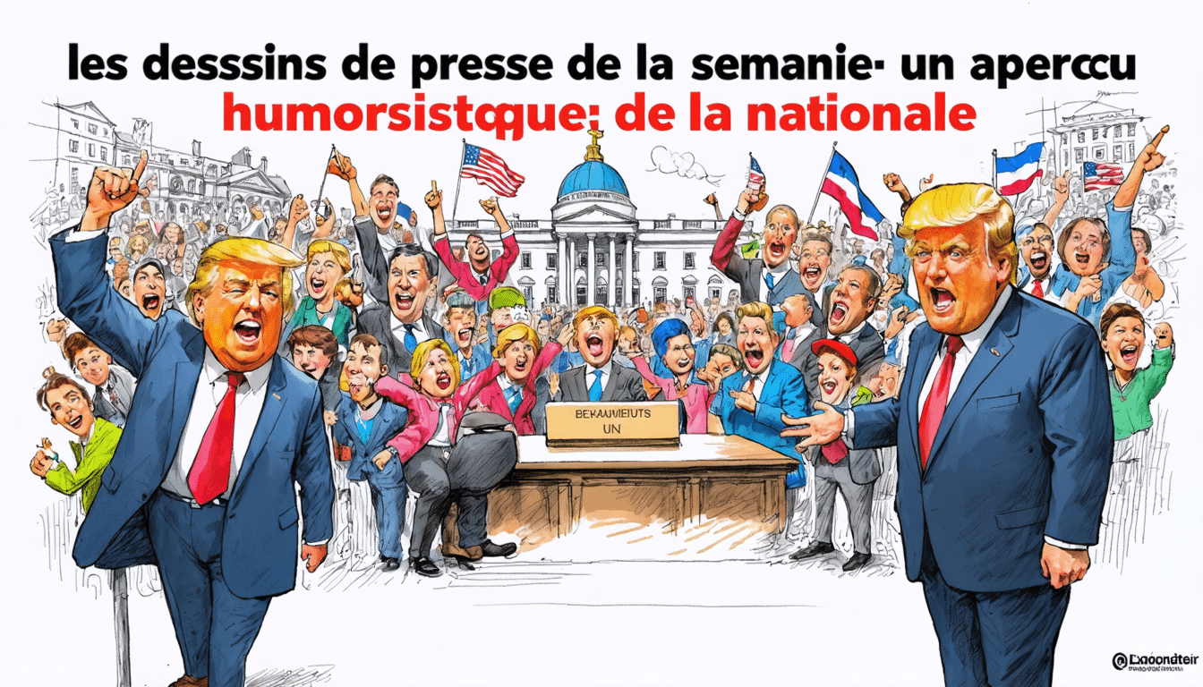 découvrez notre sélection des dessins de presse de la semaine, offrant un aperçu humoristique et satirique de l'actualité politique nationale. plongez dans l'humour mordant et la créativité des illustrateurs qui capturent les enjeux politiques avec légèreté.