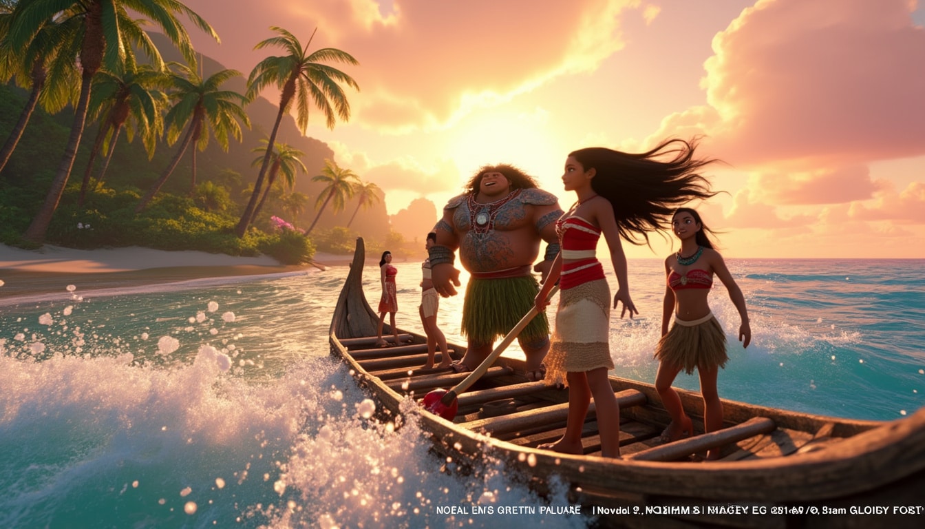 découvrez 'moana 2', le nouveau chapitre captivant de l'aventure maritime qui s'annonce déjà comme un succès retentissant au box-office mondial, s'élançant vers le milliard de dollars. plongez dans des retrouvailles inoubliables, des paysages à couper le souffle et une bande sonore envoûtante qui fera rêver petits et grands.