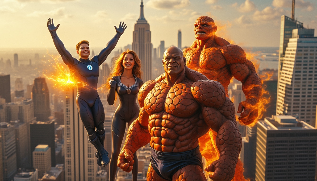 découvrez en avant-première la bande-annonce captivante et les premières images de 'les quatre fantastiques : premiers pas', le prochain chef-d'œuvre de marvel qui promet de réinventer l'univers de nos héros favoris. ne manquez pas cette occasion de plonger dans l'aventure aux côtés de la famille la plus incroyable !