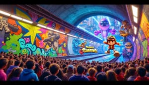 découvrez l'inauguration de la série animée subway surfers ! plongez au cœur des tunnels dans une aventure vibrante pleine de rebondissements, de couleurs et de camaraderie. rejoignez nos héros dans leur course effrénée à travers des paysages urbains captivants.