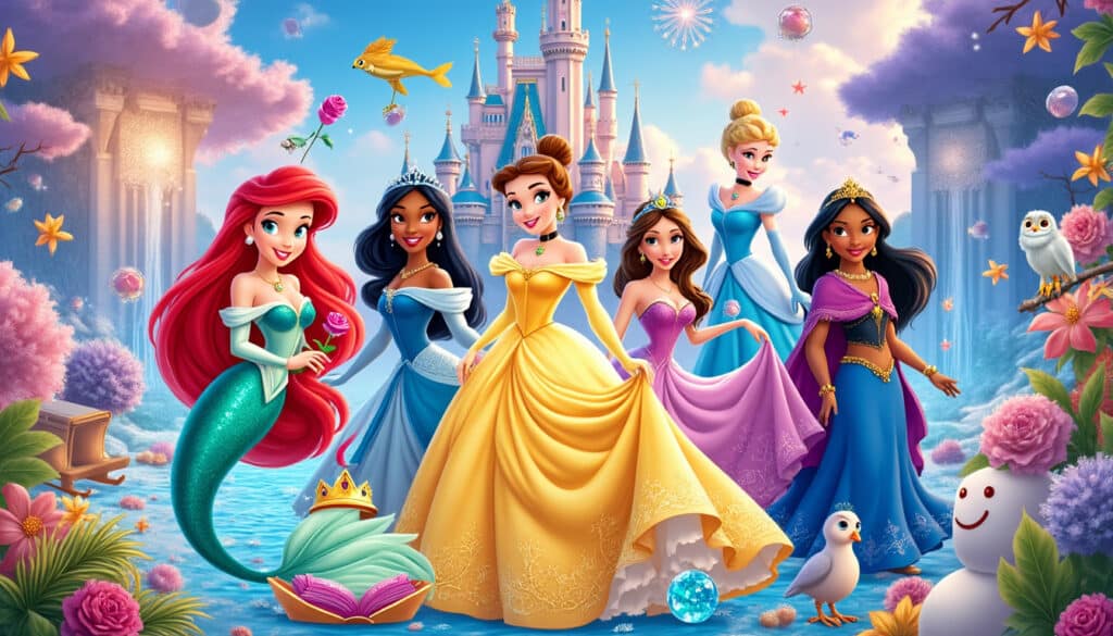 fais le quiz amusant et interactif ! sélectionne 7 de tes dessins animés préférés et découvre quelle princesse disney correspond à ta personnalité. prêt à plonger dans l'univers féérique de disney ?