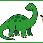 Comment dessiner un brontosaure ? Brontosaure