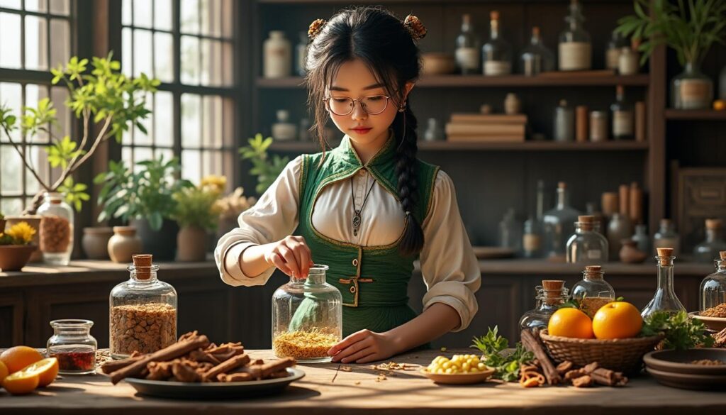 découvrez comment maomao des carnets de l'apothicaire se lance dans une aventure unique : la création de son propre sirop de cola médicinal. plongez dans l'univers fascinant des plantes et des remèdes naturels tout en apprenant les secrets d'une boisson à la fois délicieuse et bénéfique pour la santé.