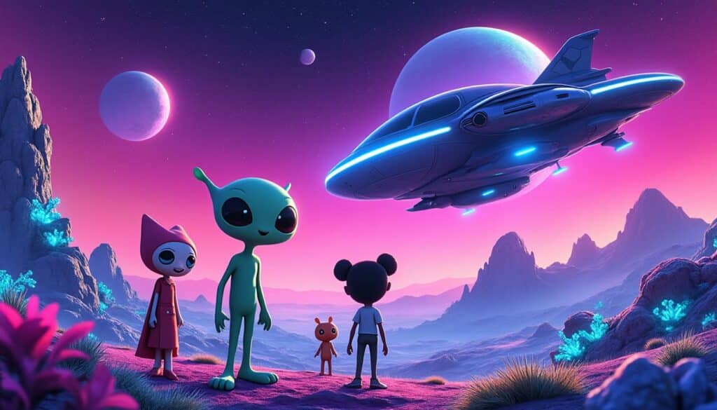 découvrez le nouvel extrait vidéo de 'me and the alien' qui révèle la chanson d'ouverture tant attendue ! ne manquez pas le lancement de la deuxième partie le 2 juillet.