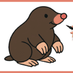 Comment dessiner une taupe ? taupe