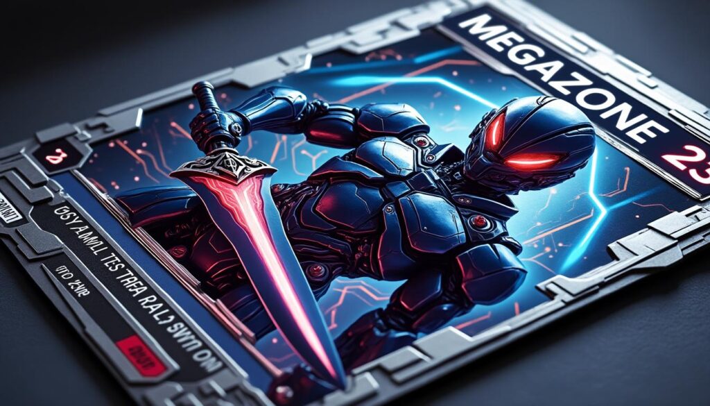 découvrez un jeu de cartes captivant où le mystère criminel s'entrelace avec l'univers de l'anime megazone 23. affrontez vos amis dans une aventure palpitante pleine d'énigmes à résoudre et de stratégies à déployer. plongez dans un monde futuriste où chaque carte peut changer le cours de l'histoire !