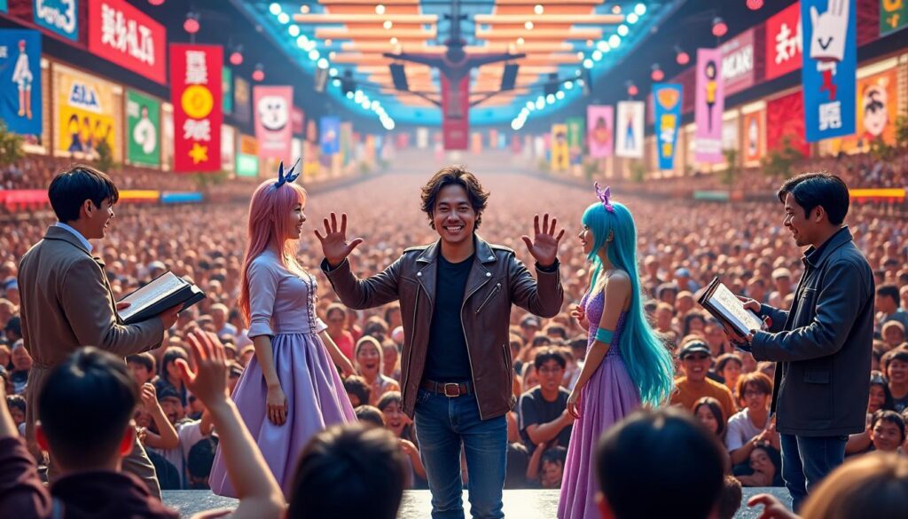 découvrez le comic-con de san diego, où le talentueux ryūsei nakao, ainsi que les animateurs renommés masaki satō et hidetoshi ōmori, feront leurs premières apparitions aux états-unis. ne manquez pas cette occasion unique de rencontrer des légendes de l'animation japonaise !