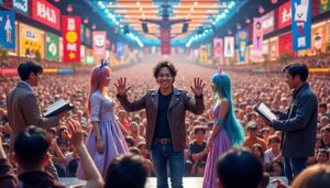 découvrez le comic-con de san diego, où le talentueux ryūsei nakao, ainsi que les animateurs renommés masaki satō et hidetoshi ōmori, feront leurs premières apparitions aux états-unis. ne manquez pas cette occasion unique de rencontrer des légendes de l'animation japonaise !