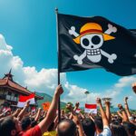 découvrez comment le célèbre drapeau pirate de one piece est devenu un symbole de protestation en indonésie, attirant l'attention des fans et des militants sur place.