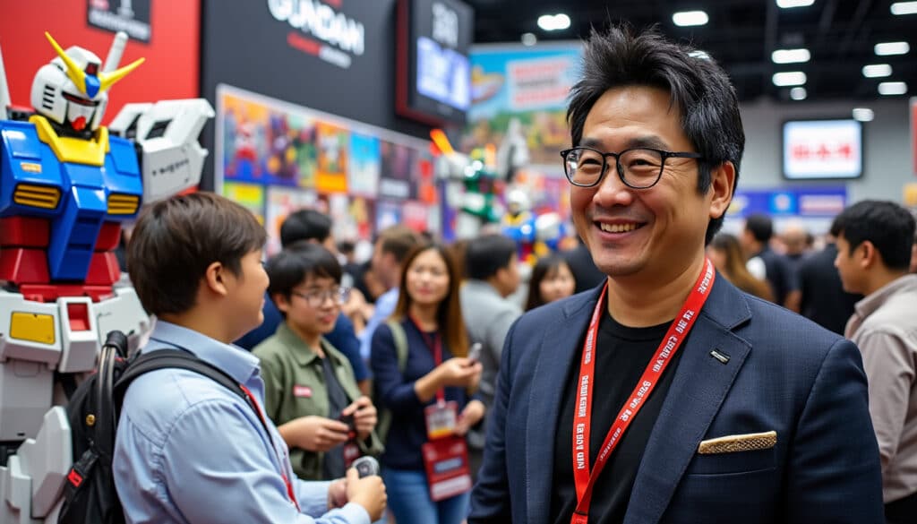 tatsuyuki nagai, célèbre réalisateur d'iron-blooded orphans, participera au salon gundam lors de la new york comic con le 9 octobre. ne manquez pas cette occasion unique de rencontrer ce talentueux créateur d'anime !