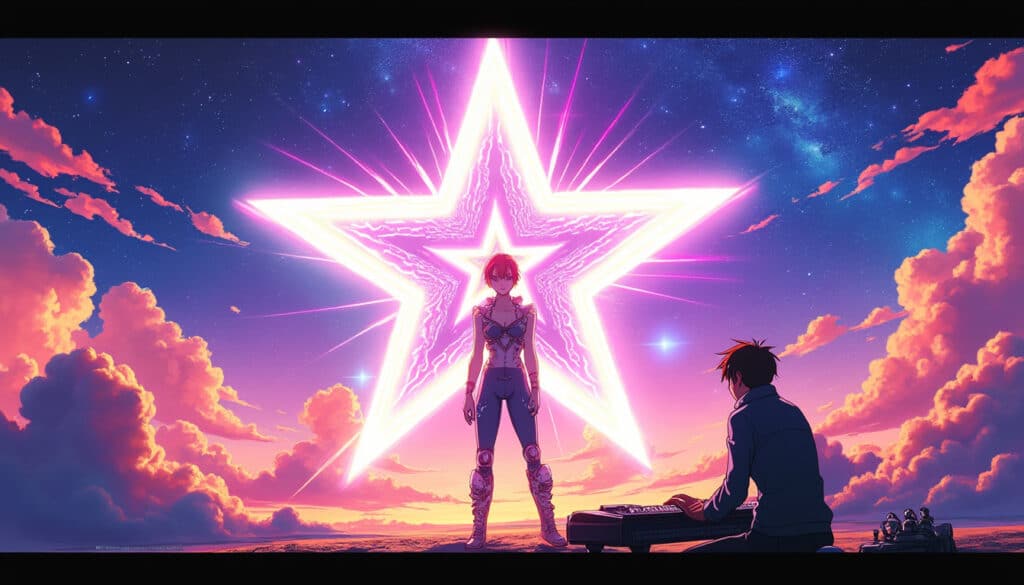 découvrez les dernières nouveautés de l’anime 'une étoile plus lumineuse que le soleil' : un nouveau membre du casting fait son entrée et l’artiste interprétant la chanson de fin est enfin révélé dans la deuxième bande-annonce éclatante.