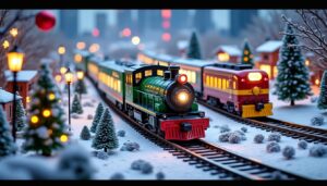 plongez dans l'esprit de noël en recréant l'opération yashima d'evangelion avec des trains miniatures. une idée originale pour célébrer les fêtes et ravir les fans d'anime !