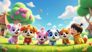 découvrez kikipuppup, la nouvelle série animée pour enfants créée par pinkfong en collaboration avec tbs du japon. une aventure pleine de joie, d’apprentissages et de personnages attachants à ne pas manquer !