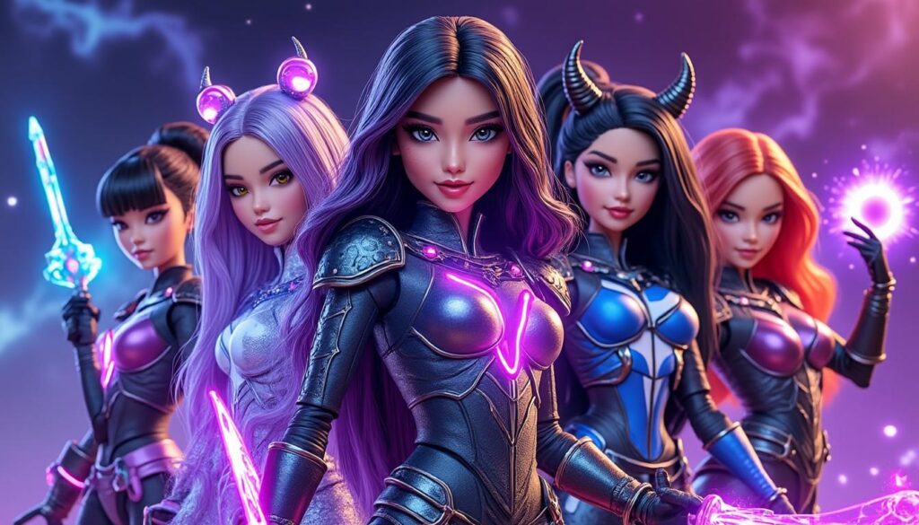 découvrez la nouvelle collection de poupées kpop demon hunters de mattel, inspirée de l'univers fantastique pour des aventures incroyables.