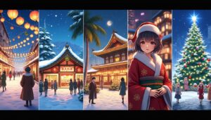 découvrez comment noël est célébré dans l'univers de l'anime avec "joyeux noël à travers le monde de l'anime, partie viii". plongez dans des traditions festives uniques et des moments magiques typiques des séries animées japonaises.