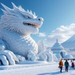 découvrez les impressionnantes sculptures de neige créées par kadokawa pour le festival de la neige de sapporo 2026, un événement hivernal incontournable alliant art et tradition.