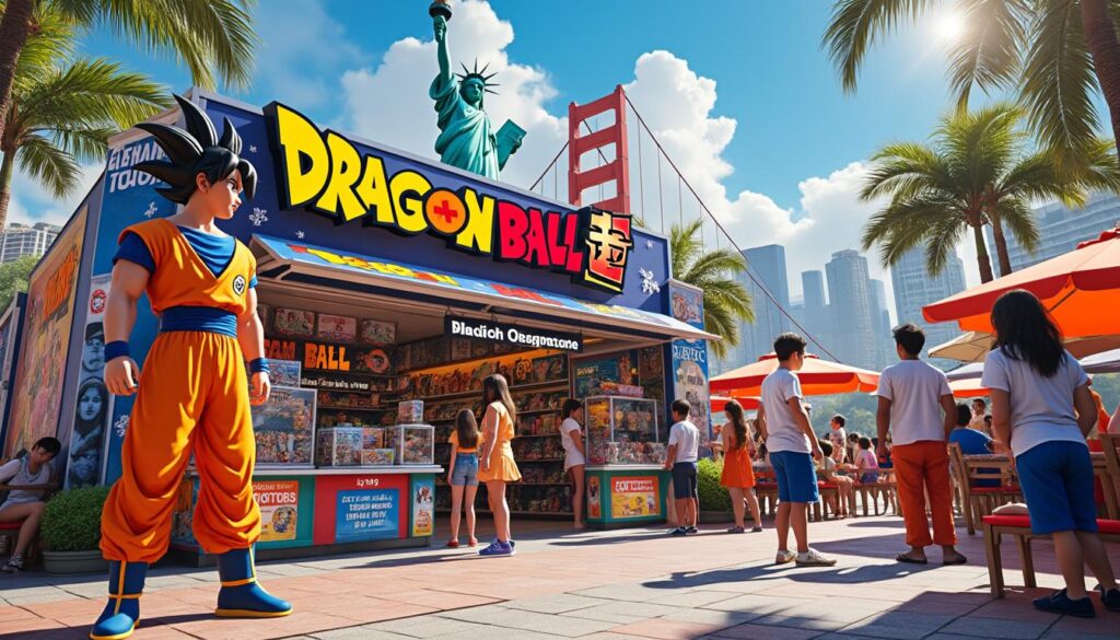découvrez la boutique éphémère dragon ball qui va bientôt parcourir les états-unis, offrant aux fans une expérience unique avec des produits exclusifs et des événements spéciaux.