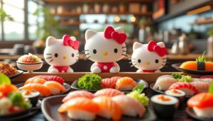 découvrez la collaboration gourmande et kawaii entre kura sushi et hello kitty ainsi que ses amis, pour une expérience culinaire unique et pleine de charme.