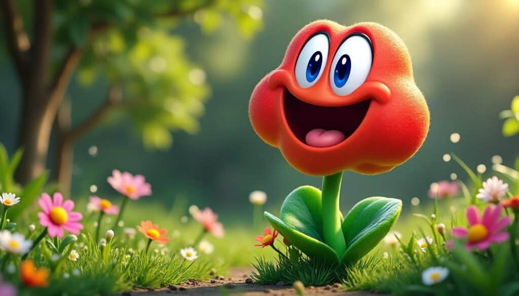 découvrez comment la fleur parlante emblématique de super mario bros. wonder prend vie dans notre réalité, mêlant magie et technologie pour une expérience inédite.