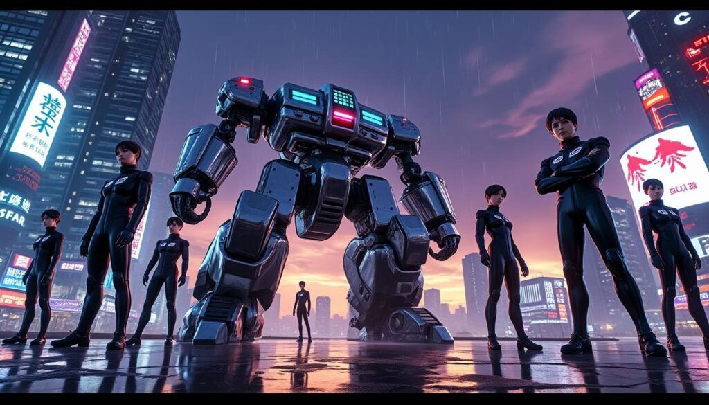 découvrez le teaser de l'anime patlabor ezy, révélant le casting, l'équipe principale et annonçant une trilogie cinématographique prévue dès mai.