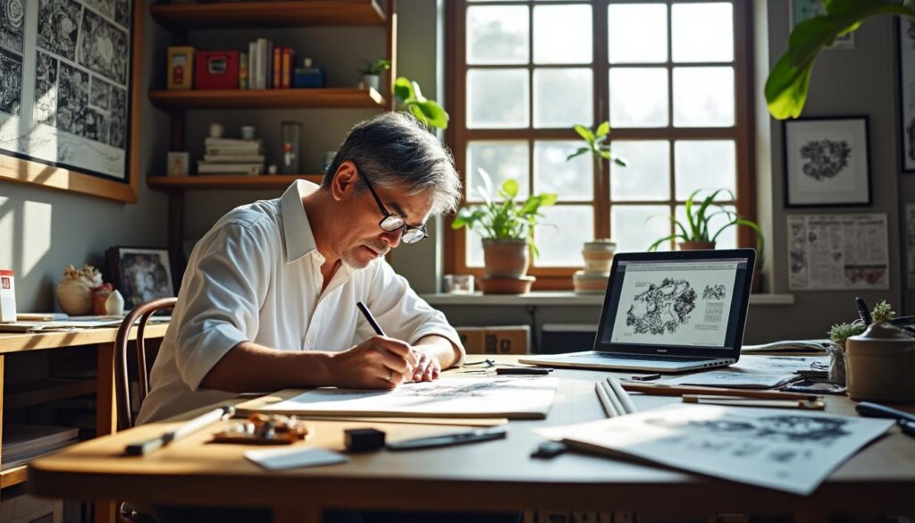 découvrez la vie fascinante de yuji horii, créateur légendaire de dragon quest, à travers un nouveau manga éducatif alliant passion et apprentissage.