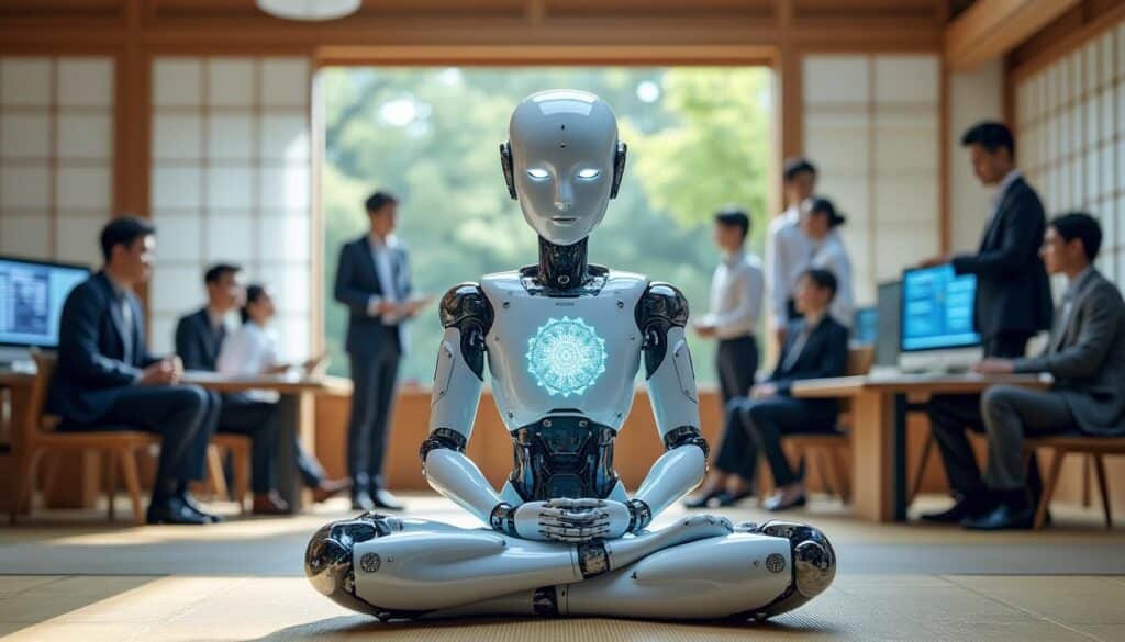 découvrez buddharoid, une intelligence artificielle innovante développée par l'équipe de l'université de kyoto, inspirée des principes du bouddhisme pour offrir une approche éthique et réfléchie de la technologie.