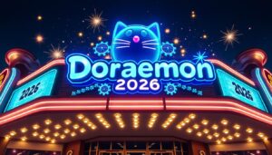 découvrez le succès du film doraemon 2026 qui conserve la première place au box-office, tandis que le second film live de golden kamuy fait une entrée remarquée en troisième position.