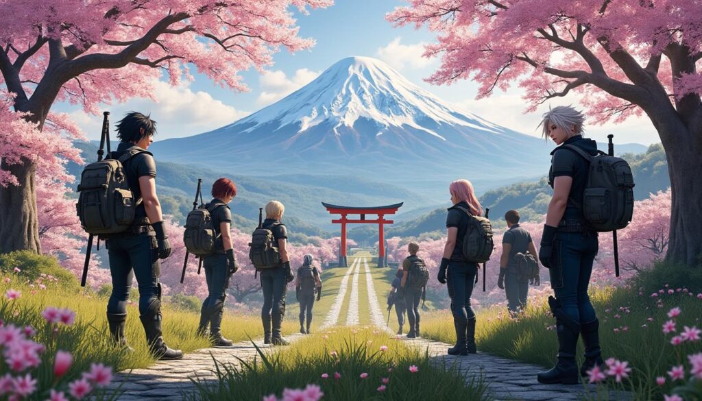 formez votre équipe de final fantasy et partez à l'aventure pour explorer les incroyables merveilles de fukushima. recrutez vos héros préférés et découvrez un voyage inoubliable.