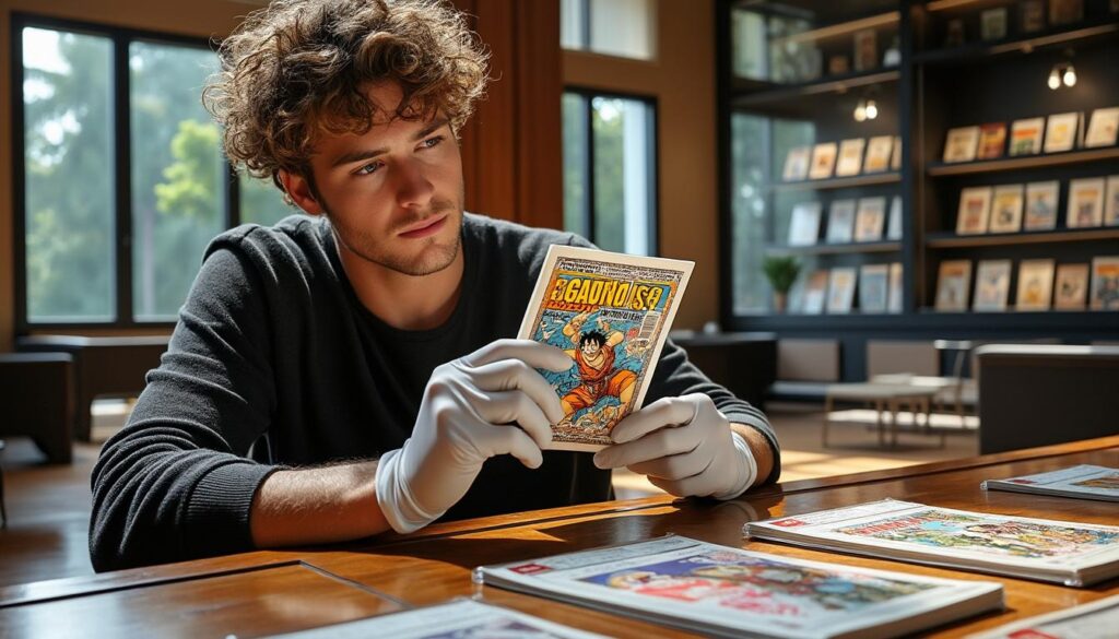 logan paul acquiert des exemplaires rares et cotés des premières apparitions de one piece et dragon ball dans le magazine jump, une acquisition majeure pour les fans de manga et les collectionneurs.