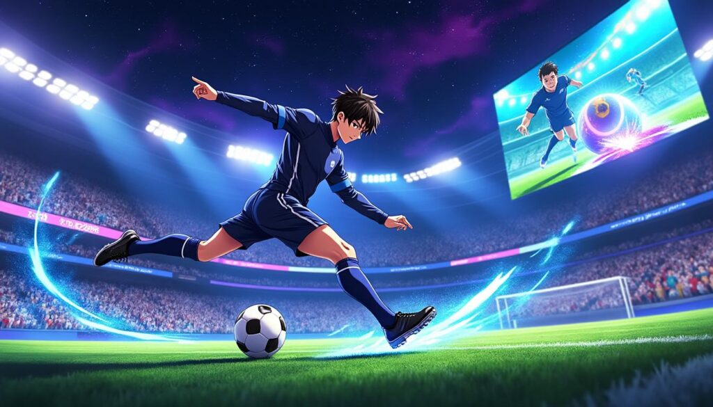 découvrez la nouvelle série animée football galaxy kickoff!! diffusée en exclusivité sur crunchyroll. plongez dans l'univers passionnant du football avec des personnages captivants et des matchs palpitants.