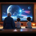 découvrez comment trois générations de fans japonais célèbrent le retour de star wars à travers un court-métrage d'animation émouvant et captivant.