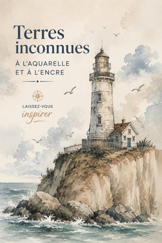 Peinture aquarelle inspirée par les paysages d'Uncharted