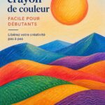 Découvrez l'art simple avec des crayons de couleur Femme utilisant des crayons de couleur pour créer une œuvre d'art colorée