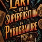 L'art du superposition dans le pyrogravure Illustration d'une pièce en bois traitée par pyrogravure en layering