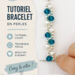 Un bracelet en perles colorées sur un fond lumineux, symbolisant le projet DIY