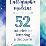 Calligraphie moderne : 52 tutoriels pour sublimer votre écriture Un exemple de calligraphie moderne colorée avec des lettres élégantes et stylisées