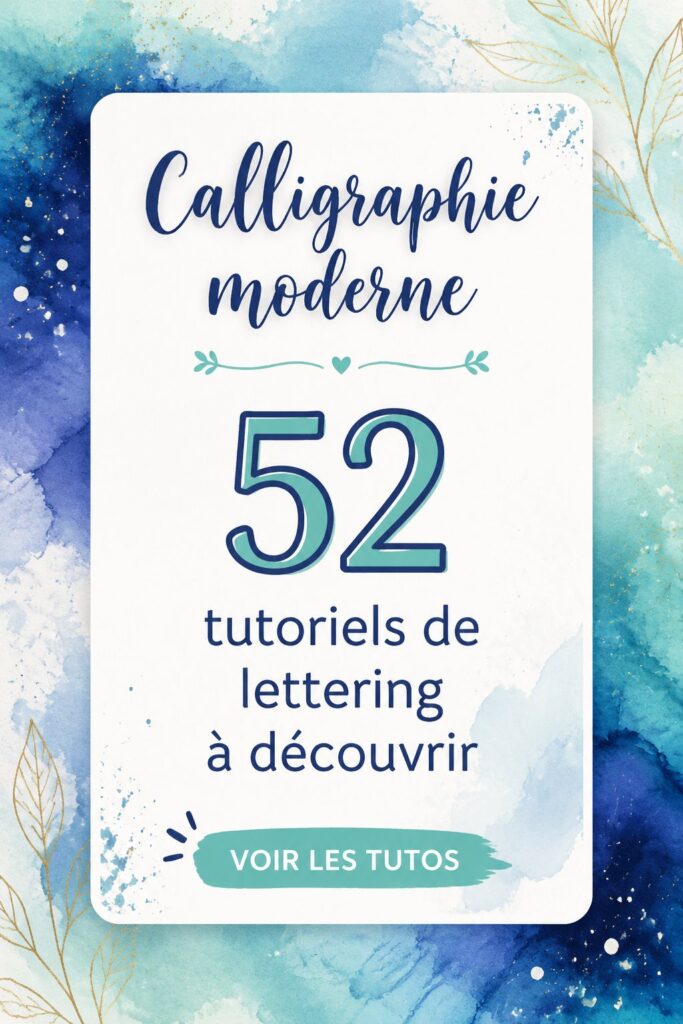 Un exemple de calligraphie moderne colorée avec des lettres élégantes et stylisées
