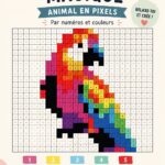 Coloriez des animaux avec des modèles numériques uniques Modèles d'animaux à colorier en style numérique