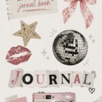Créez la couverture de votre journal artistique Couverture de journal artistique personnalisée avec des motifs colorés et des embellissements créatifs.