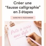 Un exemple de fausse calligraphie sur un fond décoratif.