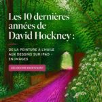 Une œuvre récente de David Hockney, symbolisant sa transition vers le numérique.