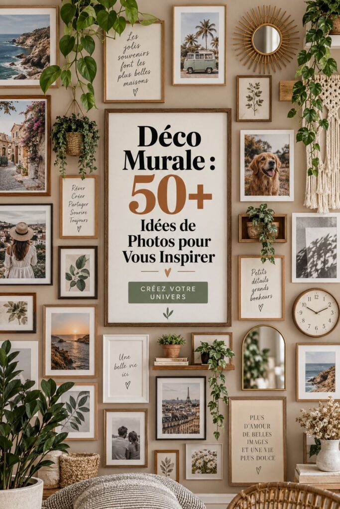 Idées de décoration murale créatives et chaleureuses pour votre intérieur