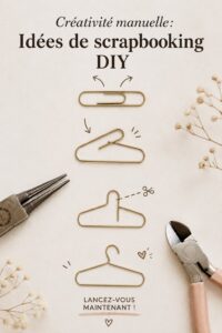 Un album de scrapbooking coloré avec des photos et des décorations créatives
