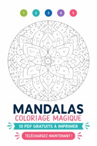 Mandalas colorés à imprimer pour l'art du coloriage