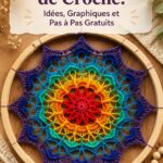 Mandalas au crochet : idées et étapes pratiques à découvrir Un mandala coloré réalisé au crochet, illustrant la créativité et le savoir-faire artisanal.