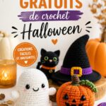 Modèles gratuits de crochet pour Halloween avec des créations festives et amusantes.